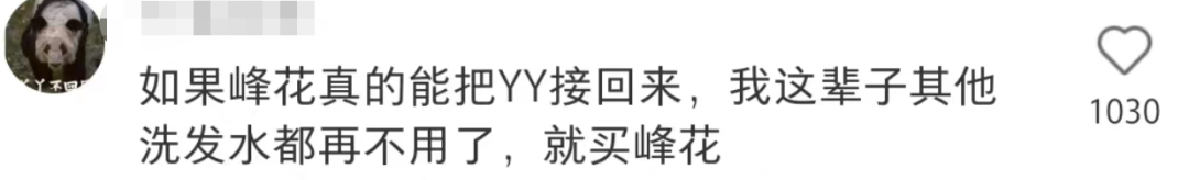 蜂花和汇源争夺熊猫丫丫?网友吵翻天了