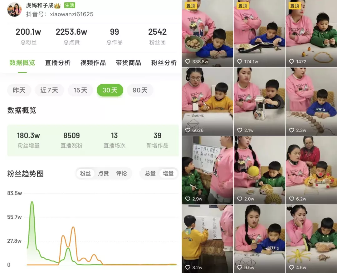 11月抖音涨粉案例解析:张同学柳夜熙等现象级达人款神仙打架 11月抖音涨粉案例解析:张同学柳夜熙等现象级达人款神仙打架