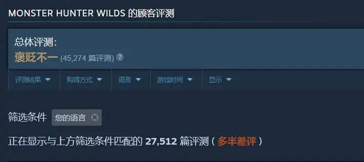 Steam近140万在线创造历史!《怪物猎人:荒野》首日吸金超3亿美元,卡普空赚麻了还是玩砸了?