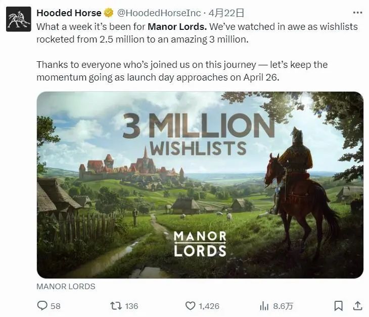 单人开发，上线首周进账8000万美元！Steam模拟爆款《庄园领主》是怎么做到的？