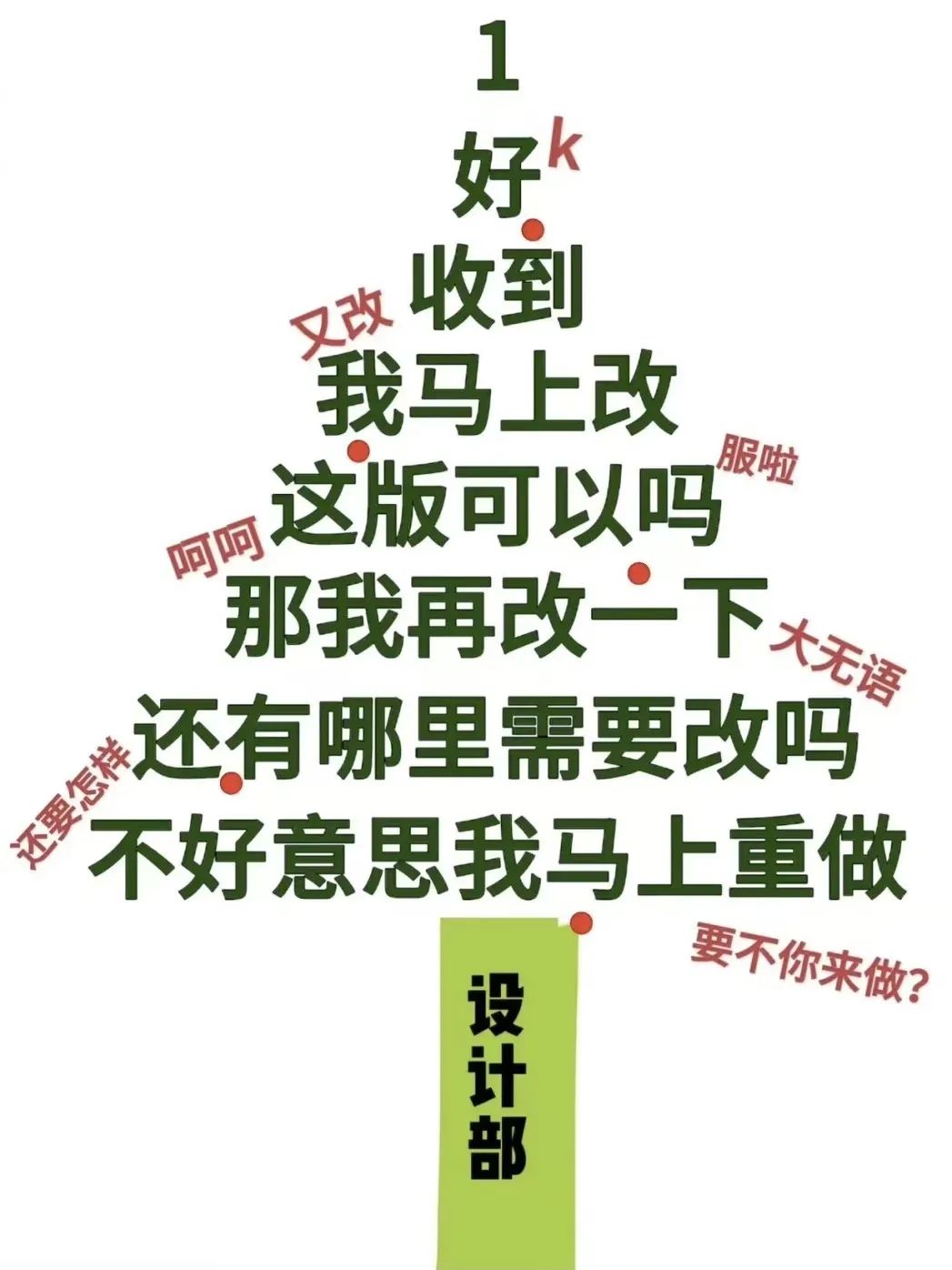 圣诞来袭,打工人也有自己的圣诞树