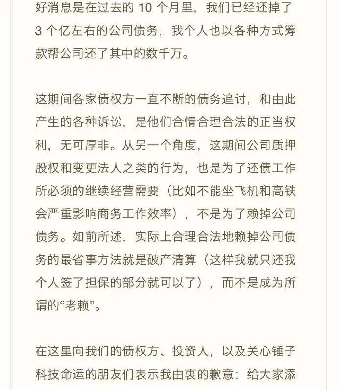 罗永浩,难逃一“锤”