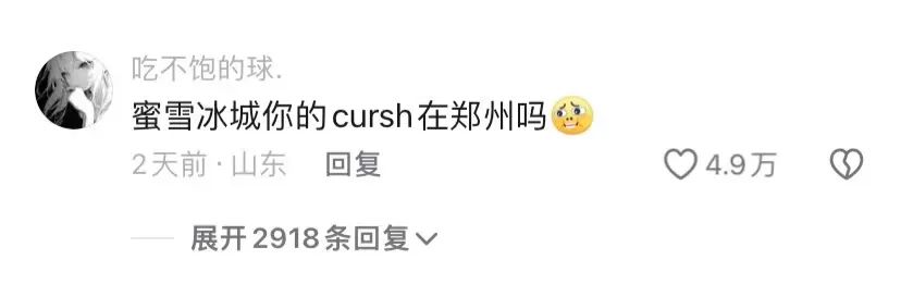 蜜雪冰城的河南限定,网友:这就是嫡子和庶子的区别吗?