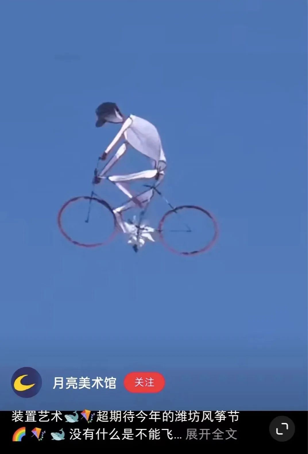 除了秦始皇变形计，雪王和天猫也被潍坊放了风筝