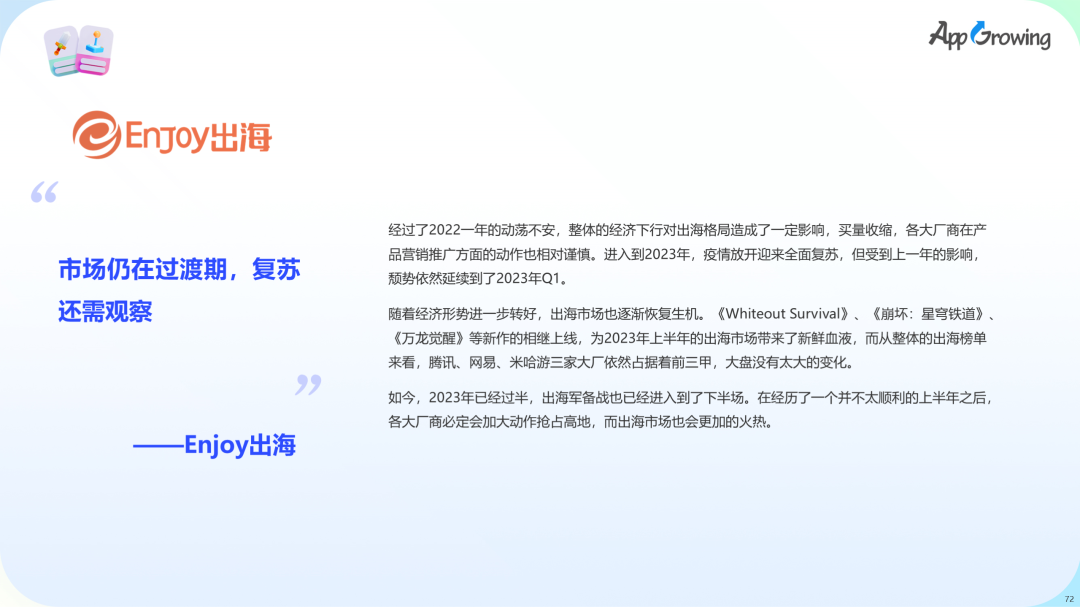 数据报告 | 《2023 上半年全球手游买量报告》