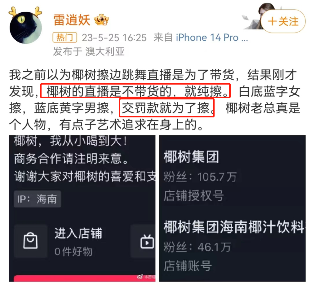 擦!椰树终于承认了?!