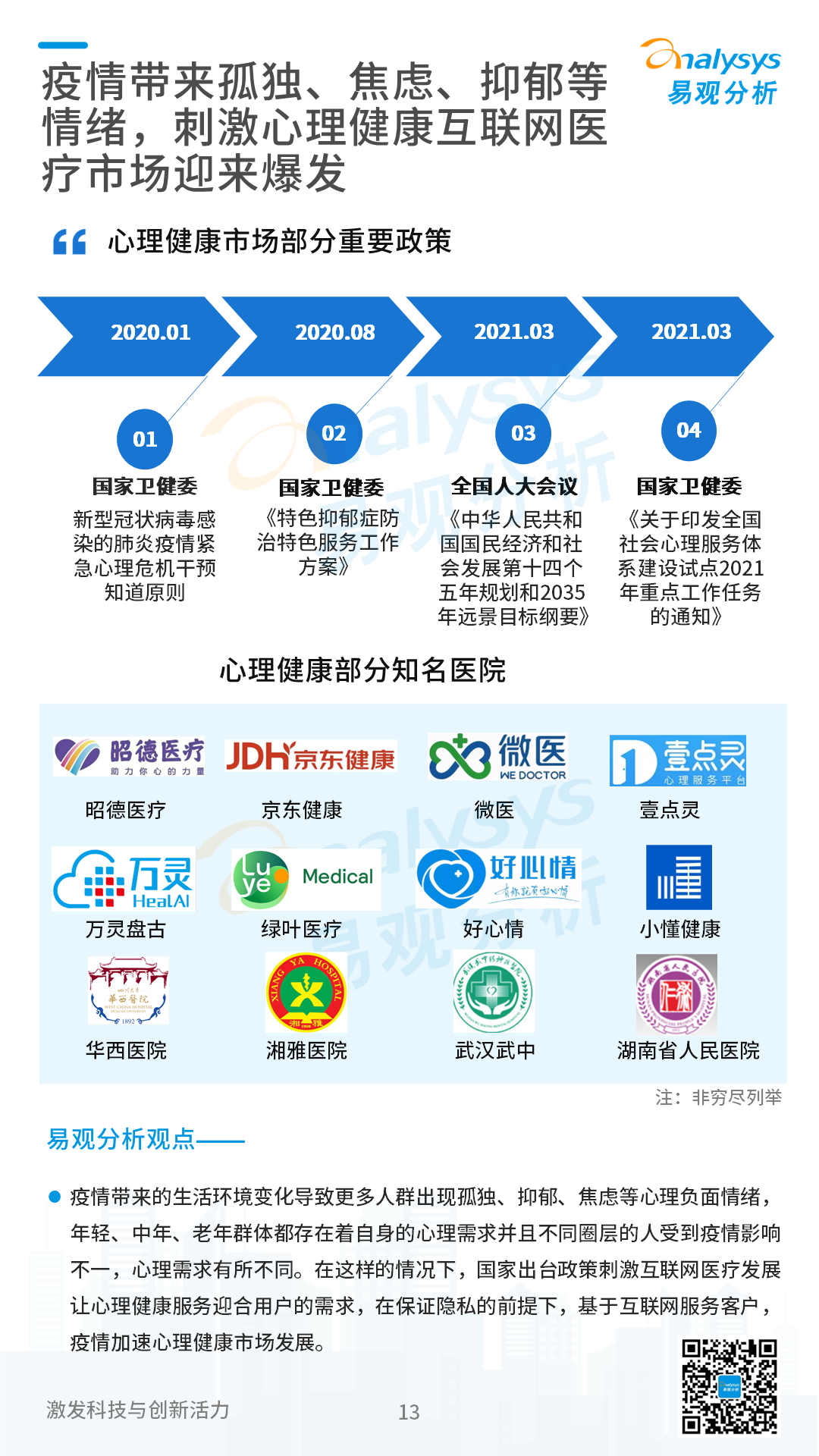 互联网医疗领域月度观察&mdash;&mdash;数字乡村建设加快，&ldquo;互联网+医疗健康&rdquo;带动乡村高质量发展