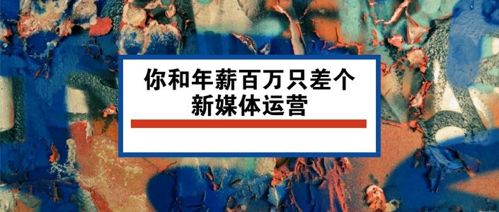 运营策划是什么专业(解析新媒体运营专业的前途)