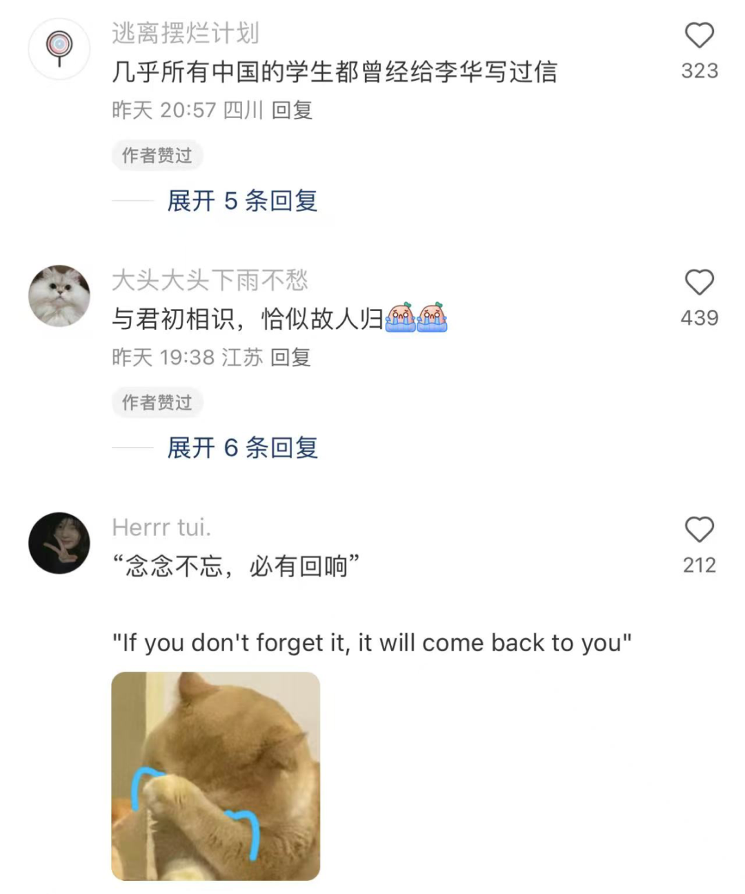 &ldquo;Tiktok难民&rdquo;给李华回信，把小红书网友整哭了