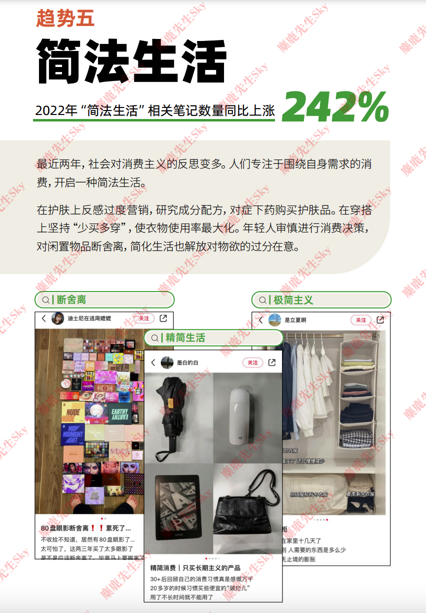 2023年,小红书上年轻人的生活方式