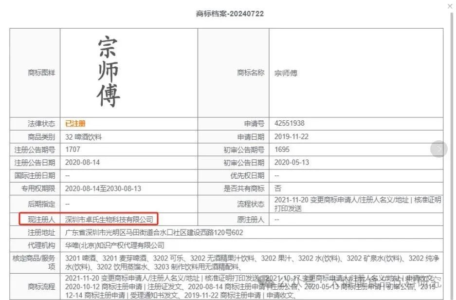 推出&ldquo;宗师傅&rdquo;品牌！宗馥莉让娃哈哈害怕了