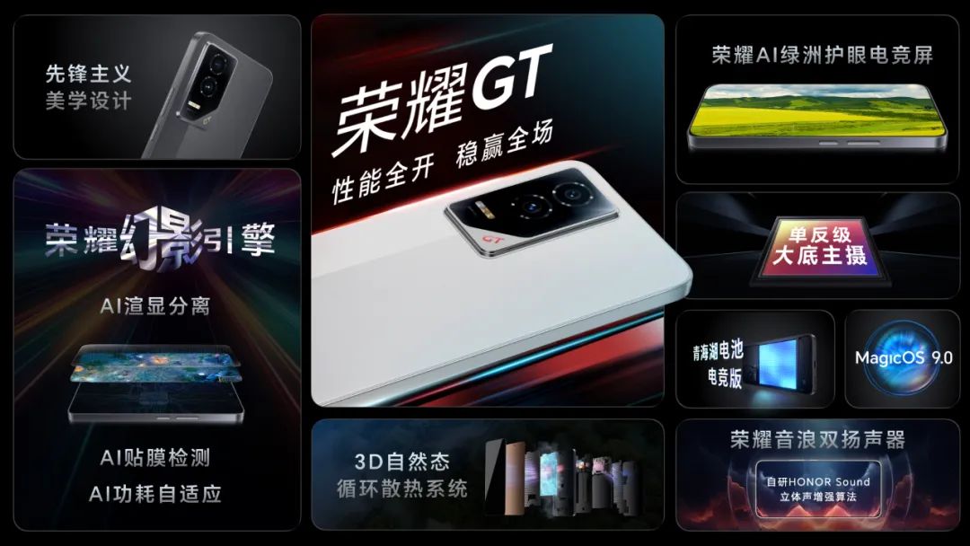GT系列出世,荣耀剑指星辰大海