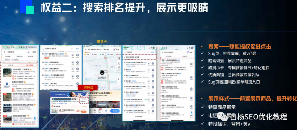 白杨SEO:本地生活SEO搜索商业流量,美团、抖音、高德与百度地图