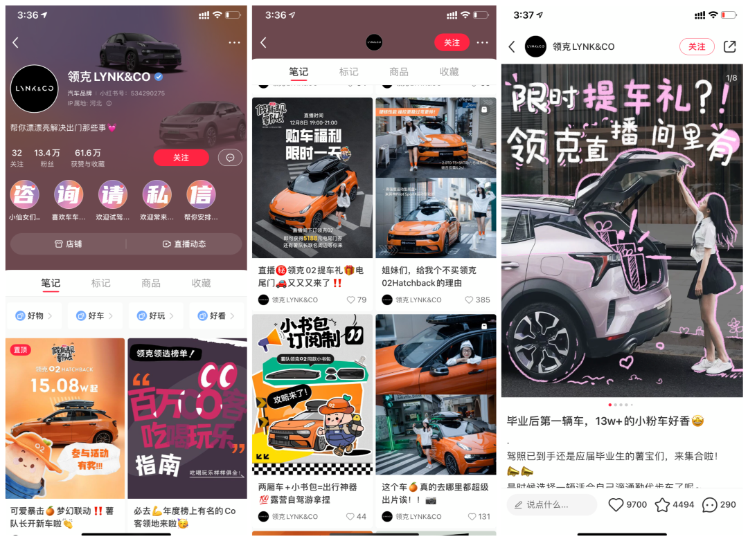 2023年小红书汽车品牌如何运作？