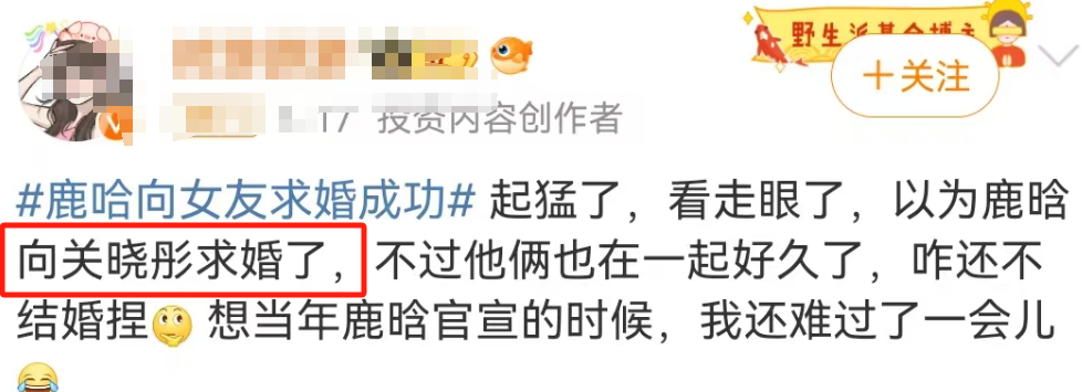 网红鹿哈求婚,“撞脸”营销让鹿晗躺枪了!