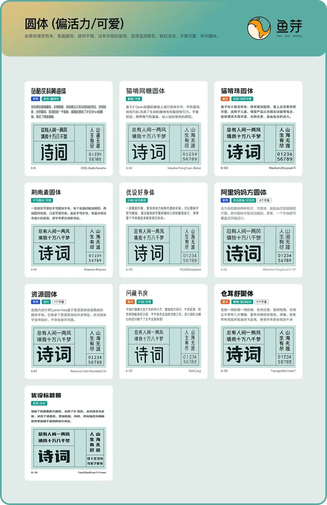100+免费商用字体归纳分享!