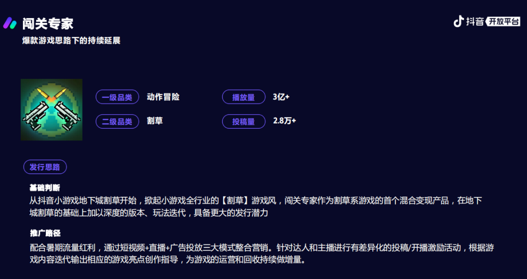 你不知道的2023抖音小游戏：活跃用户增速迅猛、商业化增速超10倍
