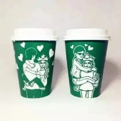 春日艺术杯,星巴克又在咖啡杯上搞事情了