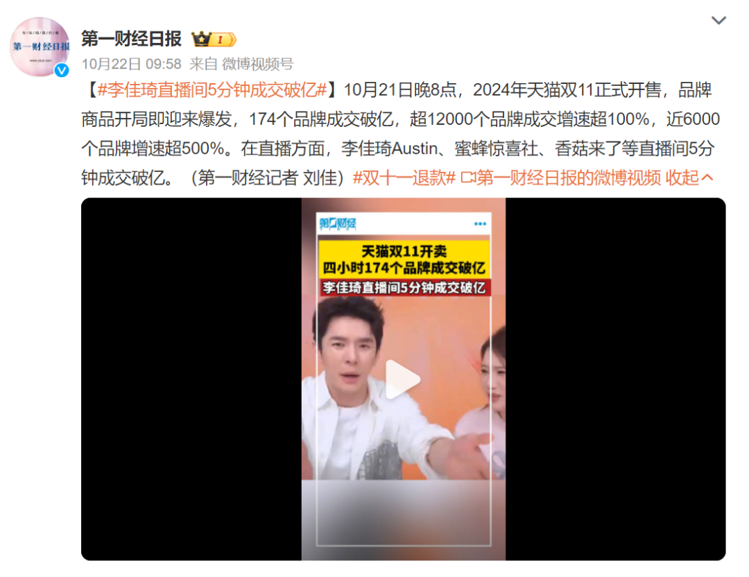 再次&ldquo;卖爆&rdquo;的李佳琦，巅峰再难回