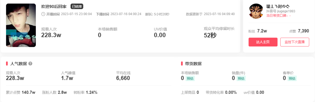一场脸都看不清的直播228万人看!非主流在抖音上演文艺复兴