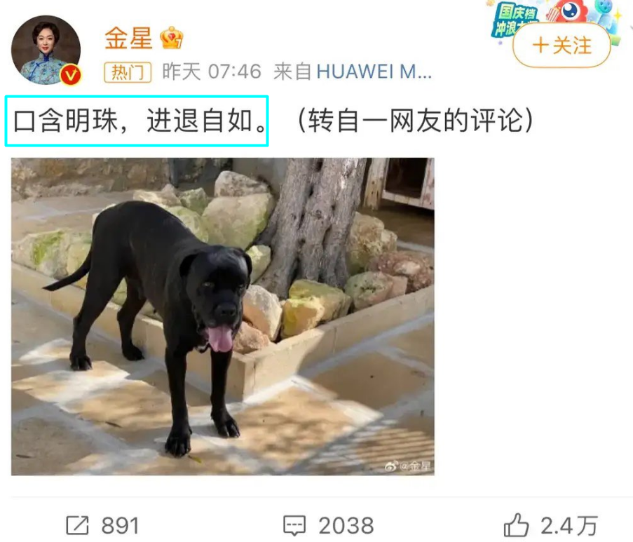 金星黄腔暗讽董明珠王自如热恋,大V证实恋情,大骂流氓男吃软饭