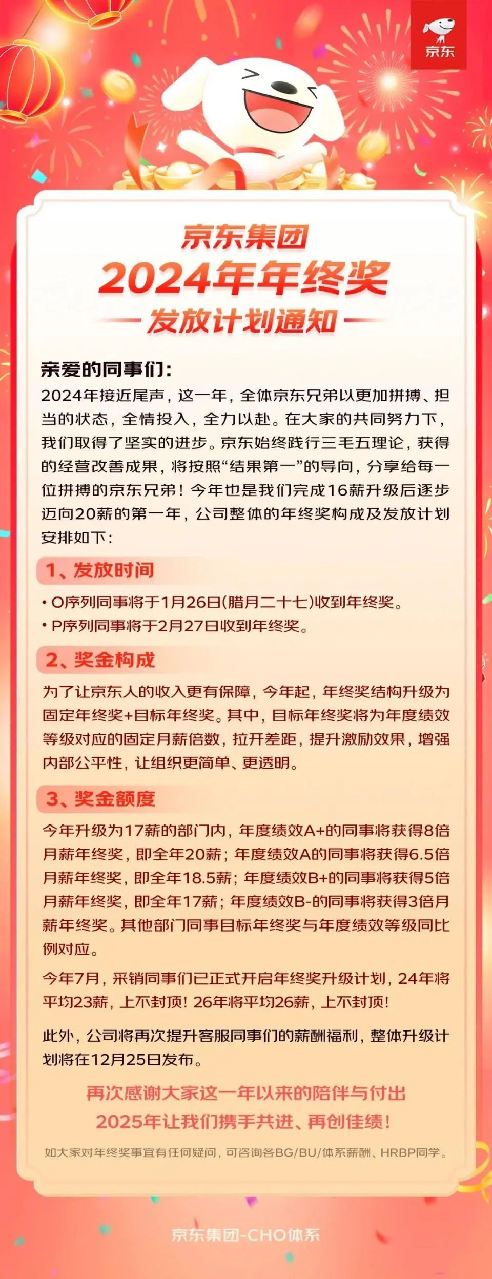 腾讯&ldquo;15个月&rdquo;，字节&ldquo;10个月&rdquo;，阿里&ldquo;稳稳8个月&rdquo;：2024大厂年终奖排行榜来了！