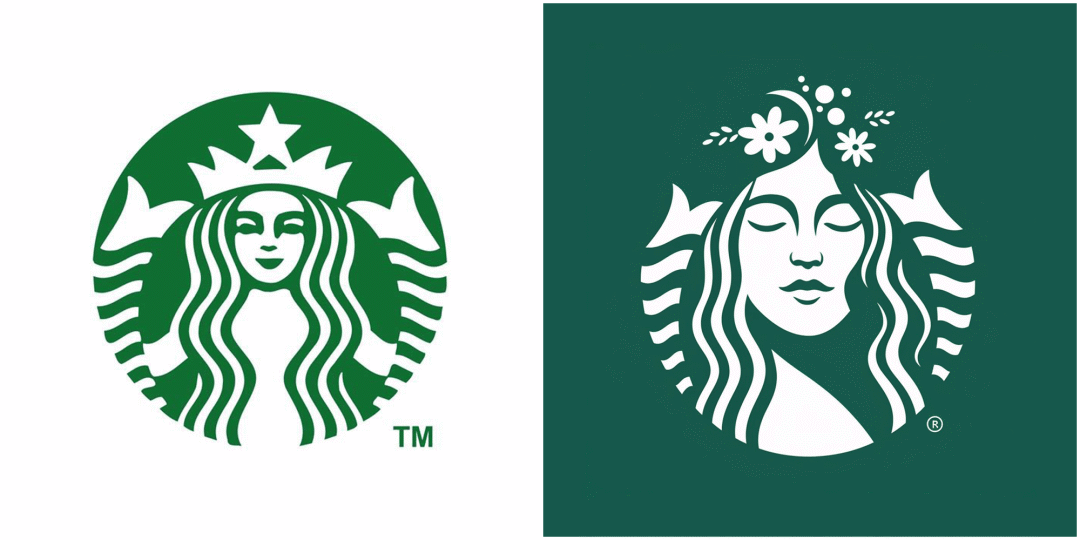 星巴克换新LOGO了,网友:偷感很重!