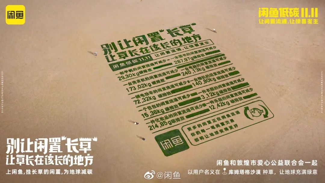 一语双关，今年双11闲鱼主打&ldquo;长草&rdquo;