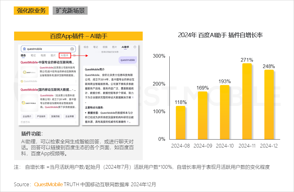 QuestMobile2024年AIGC应用发展年度报告:AI原生APP三强争霸,AI应用“四大模式”形成,智能体数量超过小程序