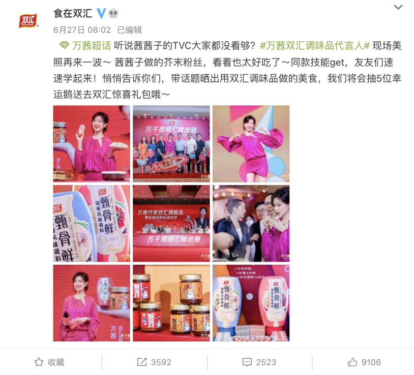 双汇调味品x万茜,梦幻联动玩转品牌私域营销大法!