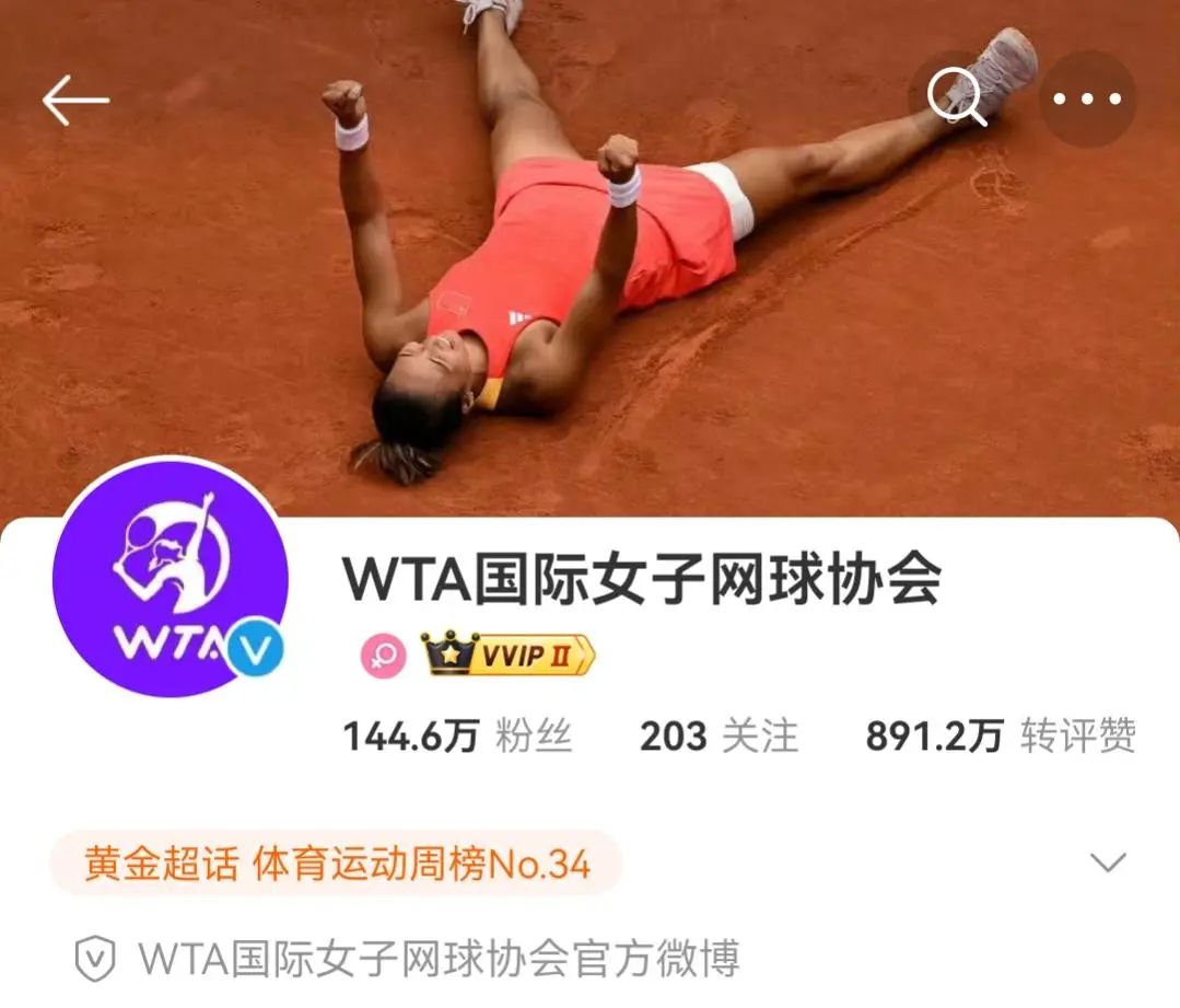 热度翻700倍,郑钦文同款,比她更“早”成为顶流