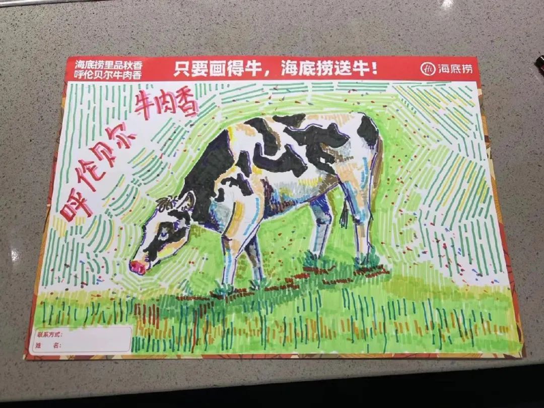画牛得牛,海底捞真牛!