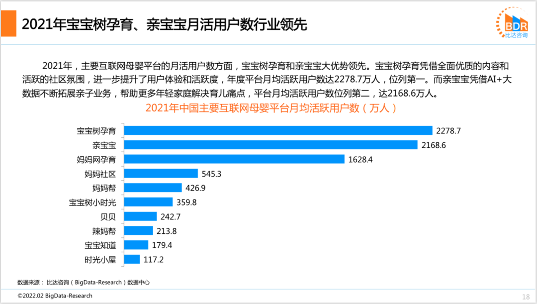2021年度中国互联网母婴市场研究报告