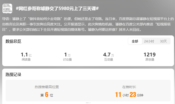 中专网红,专割大厂高管