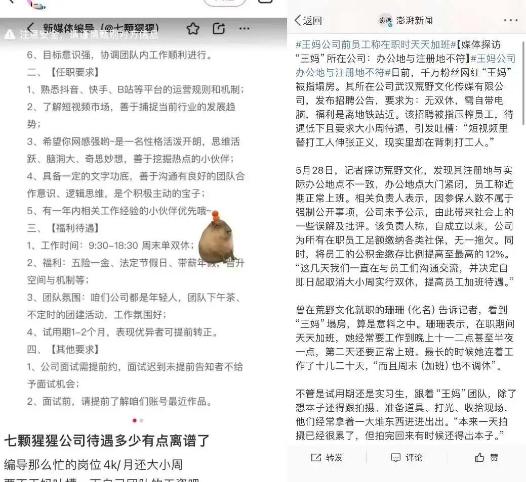 千万粉丝顶流网红&ldquo;王妈&rdquo;翻车，成也打工人、败也打工人？