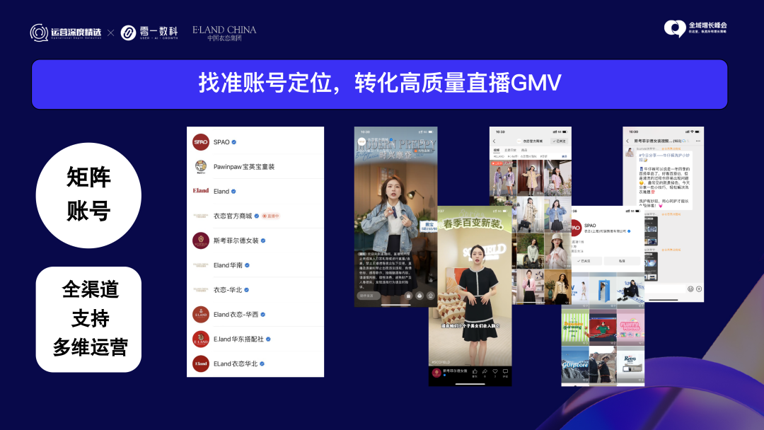 多维运营私域直播,衣恋集团的增长之道丨峰会实录