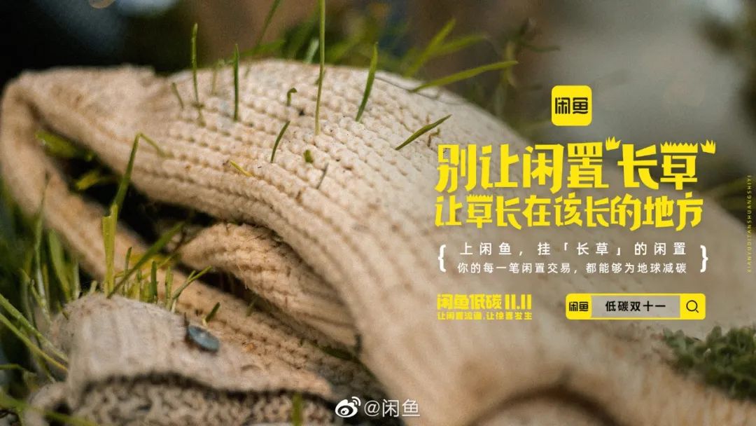 一语双关，今年双11闲鱼主打&ldquo;长草&rdquo;