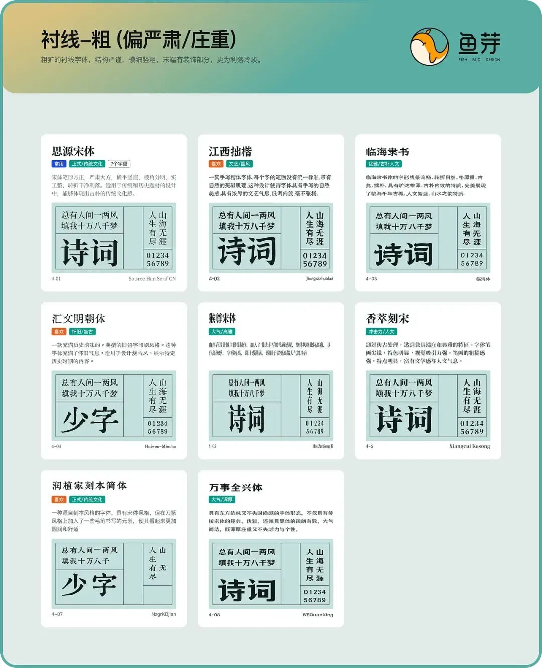 100+免费商用字体归纳分享!