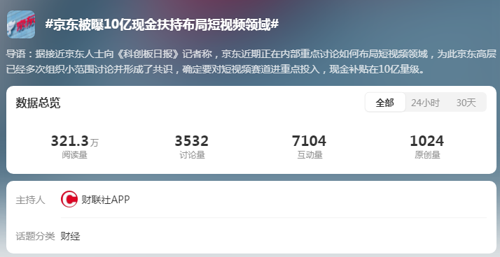 刘强东带上“奶茶妹妹”,才是京东直播的王炸