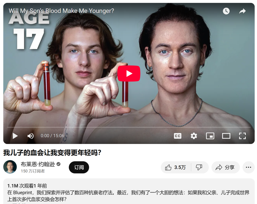 &ldquo;换血长生&rdquo;只为卖货？美国亿万富豪的炸裂营销