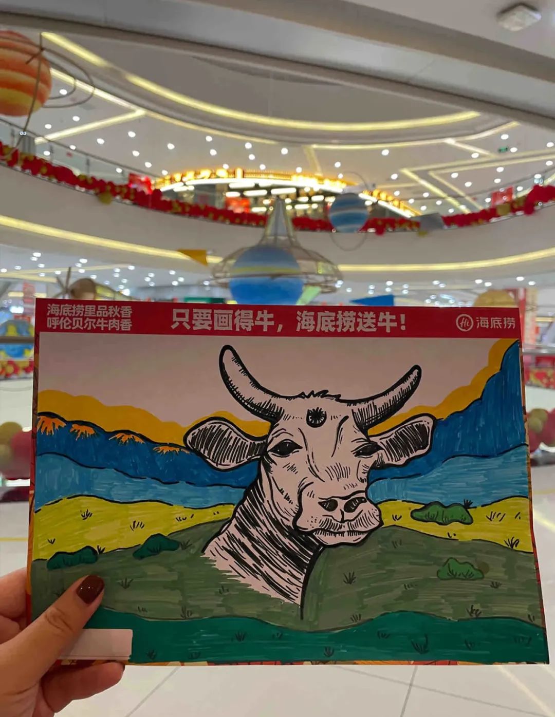 画牛得牛,海底捞真牛!