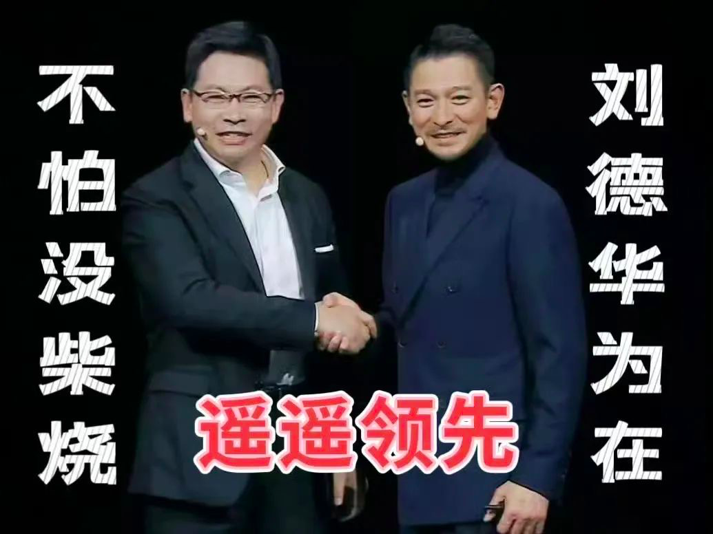 刘德华代言华为，文案有点骚