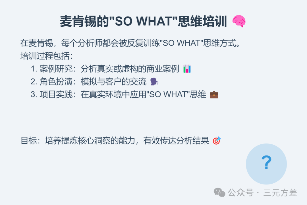 数据分析思维清单42/50:So What思维