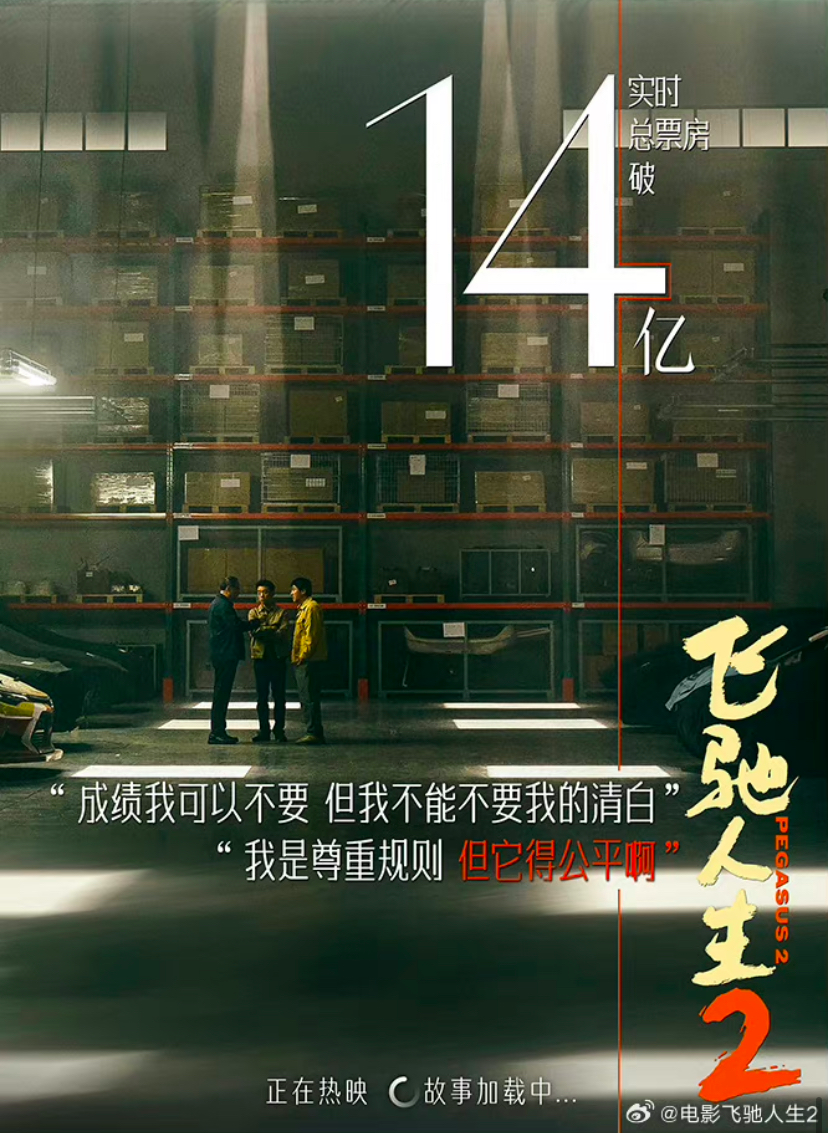 《飞驰人生2》台词文案，太燃了！