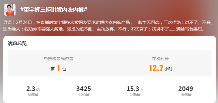 太突然!刚刚,董宇辉清空微博