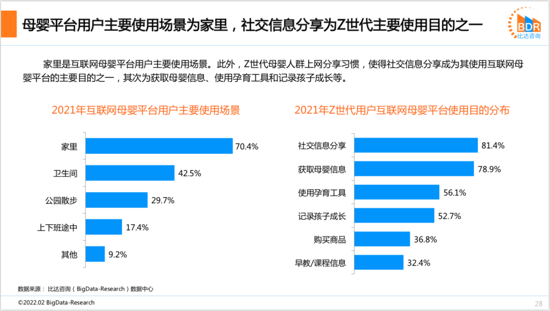 2021年度中国互联网母婴市场研究报告