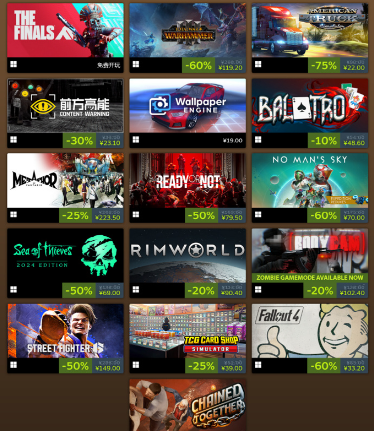 Steam 2024年度榜单公布:谁是今年叫好又叫座的游戏?