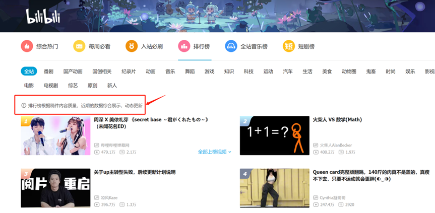 独家 | B站“播放分钟数”将于7月初上线,不影响热门推荐和创作激励机制