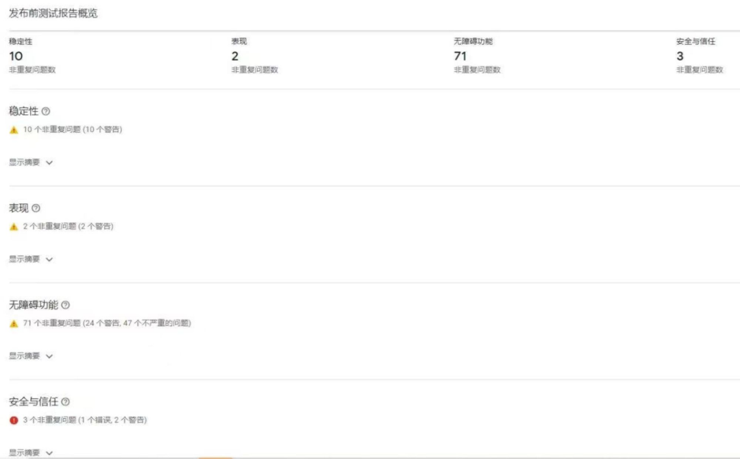 Google Play Console的不同测试版本