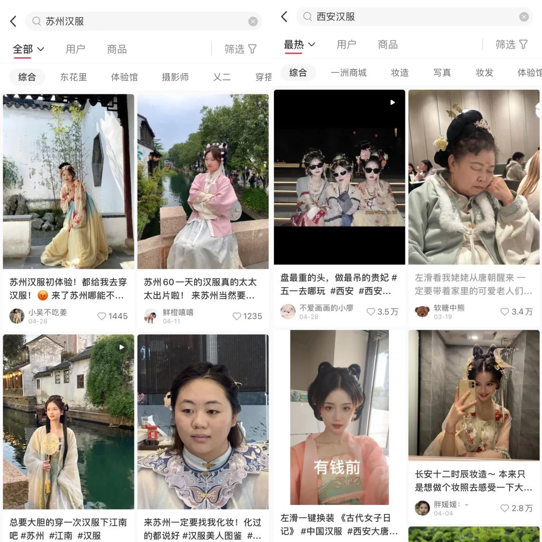 “景点公主”打卡照生意,走红抖音小红书